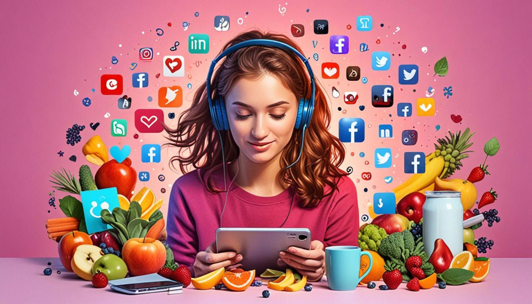 The influence of social media on the formation of healthy habits among young adults